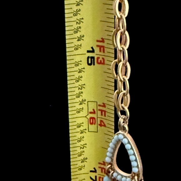 Gold Tone Trunk Up Elephant Necklace - Picture 8 of 10